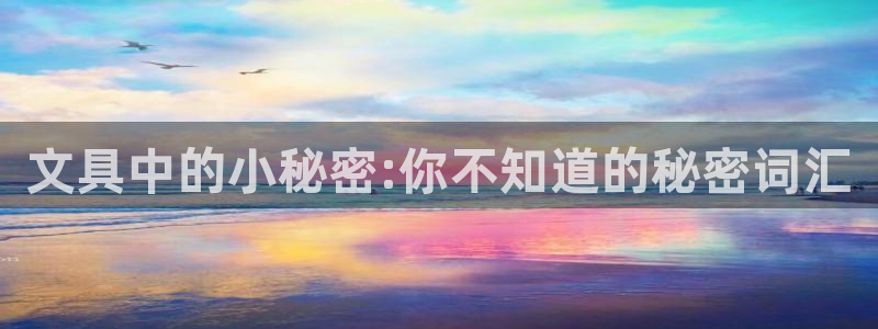 龙八国际手机版官方版app下载：文具中的