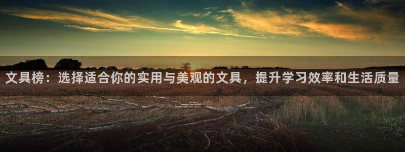 龙八国际app手机版下载苹果：文具榜：选