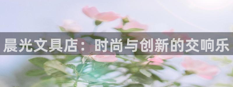 下载龙八国际手机版安装：晨光文具店：时尚