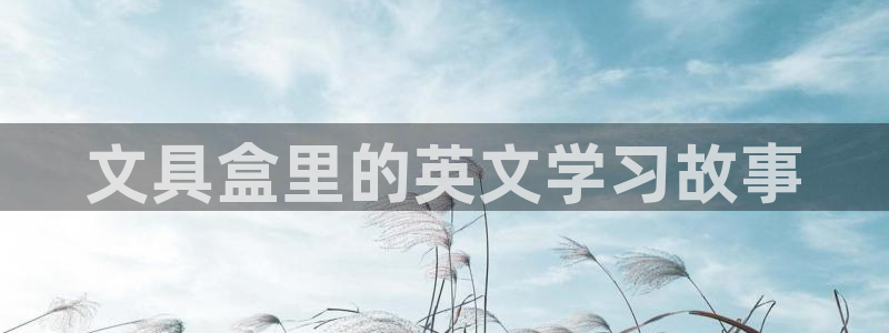 龙八国际官方网：文具盒里的英文学习故事