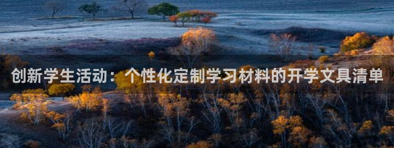 龙八国际在哪里啊：创新学生活动：个性化定