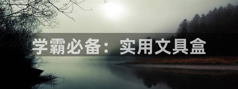 龙八国际娱乐实力如何：学霸必备：实用文具