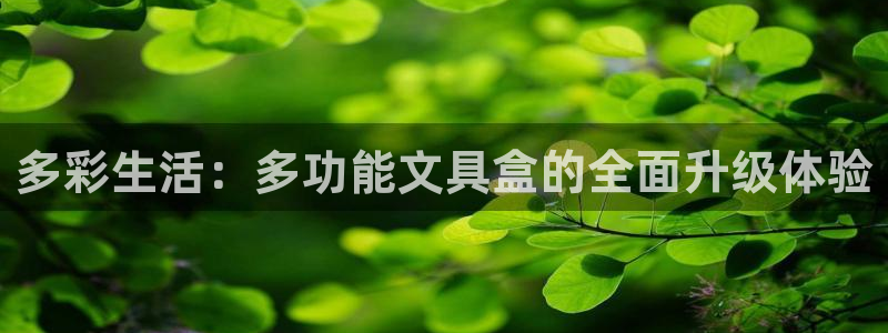 龙八国际娱乐官网注册：多彩生活：多功能文